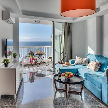Unique Sea View!! In The Playa De Las America's Heart شقة أرونا