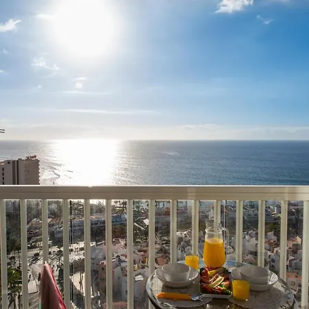 Unique Sea View!! In The Playa De Las America's Heart *