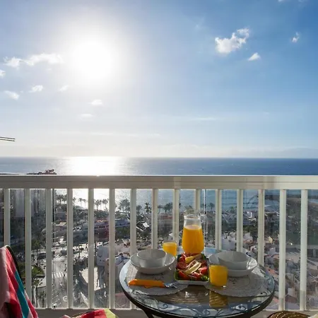 Unique Sea View!! In The Playa De Las America's Heart شقة